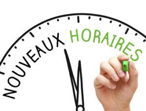 Image de l'article Modification d’horaires
