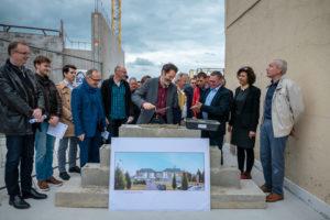 Image de l'article Pose de 1ère pierre à Montjean-sur-Loire