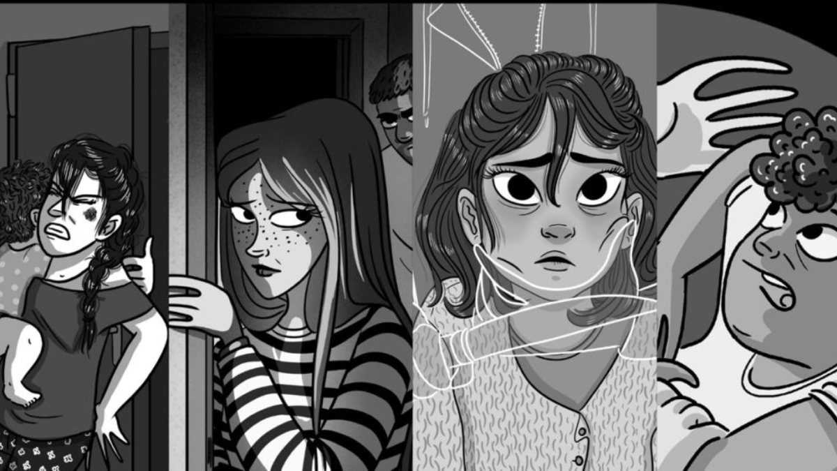 Illustration de violences sexistes et sexuelles par Fanny Vella