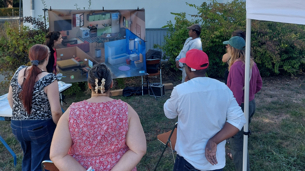 Animation "Écogestes malins" qui a eu lieu le vendredi 18 septembre à Montreuil-Juigné